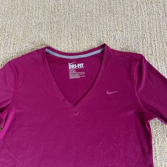 Nike Dri-fit Pink Long Sleeve Tshirt - Picture 4 of 5